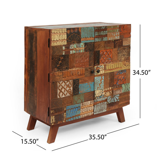 Dakota Fields Luxor Boho Handcrafted 2 Door Accent Wayfair